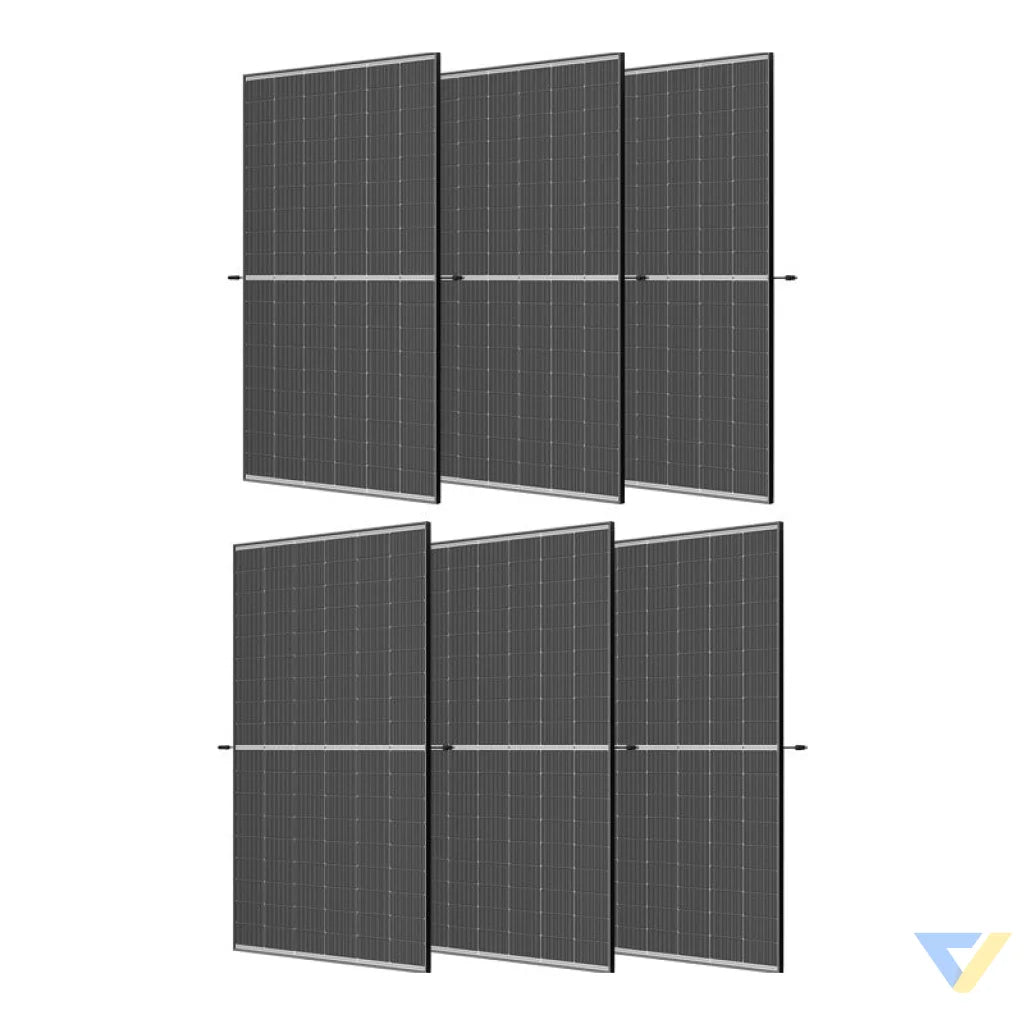 Set of 6x Trina 510W photovoltaic panel. Photovoltaic panels