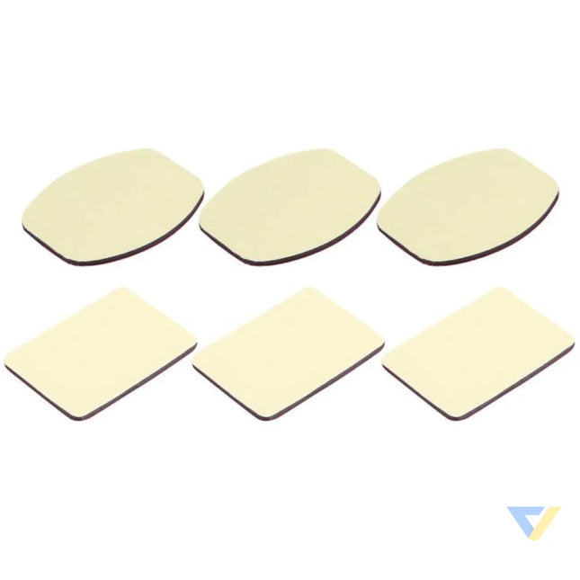 Set of 6x VHB Puluz stickers for Osmo Action / GoPro Hero / Insta360 One R. Sets
