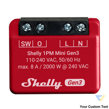 Shelly 1PM Mini Gen3 Controller WiFi/Bluetooth Smart controllers