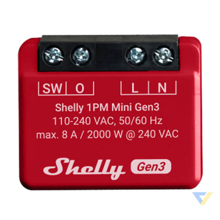 Shelly 1PM Mini Gen3 Controller WiFi/Bluetooth Smart controllers