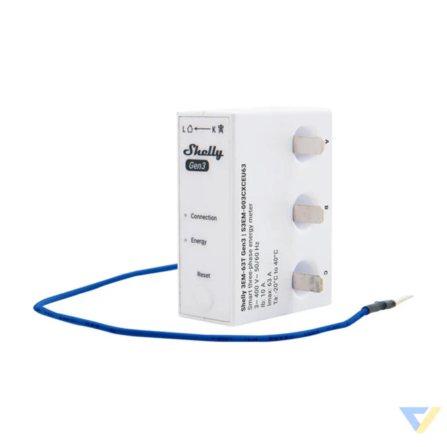 Shelly 3EM 63T Gen3 1/3 channel WiFi energy meter (flat terminal) Smart controllers