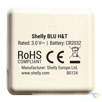 Shelly BLU H&T Temperature and humidity Sensor (Ivory) Sensors