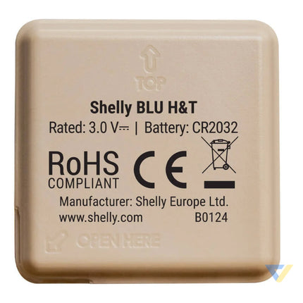 Shelly BLU H&T Temperature and humidity Sensor (Mocha) Sensors
