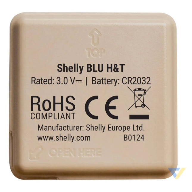 Shelly BLU H&T Temperature and humidity Sensor (Mocha) Sensors