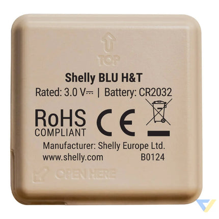 Shelly BLU H&T Temperature and humidity Sensor (Mocha) Sensors