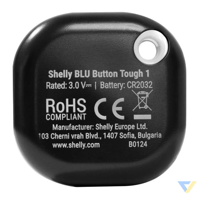 Shelly BLU Tough 1 Action and Scenes Activation Button (Black) Switches