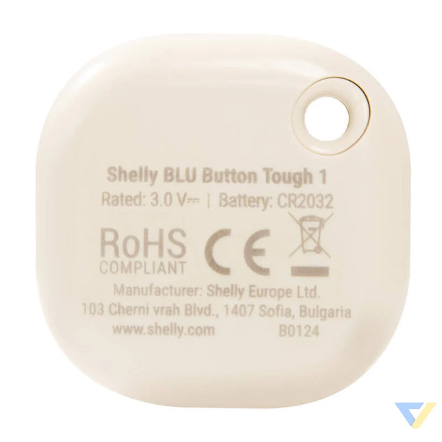 Shelly BLU Tough 1 Action and Scenes Activation Button (Ivory) Switches