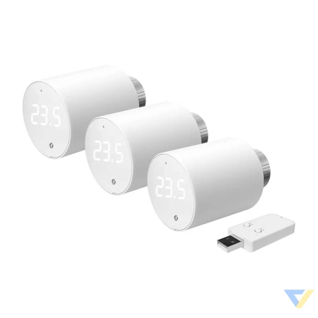 Shelly BLU TRV Thermostatic head WiFi/Bluetooth (3 pieces with control unit) Thermostatic heads