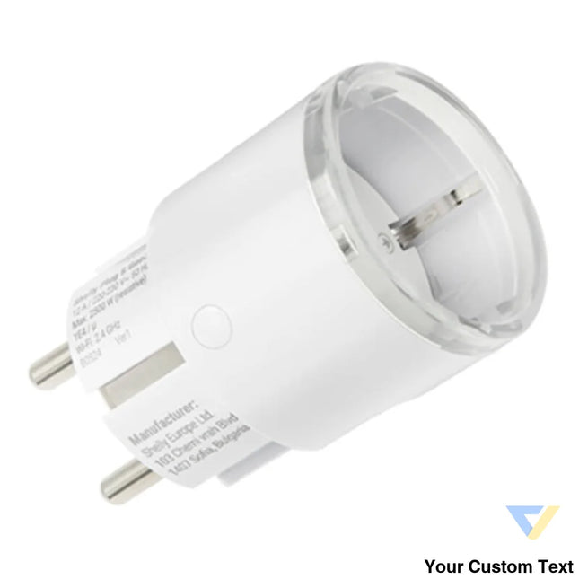 Shelly Plug S MTR Gen3 Smart Outlet (White) Power plugs