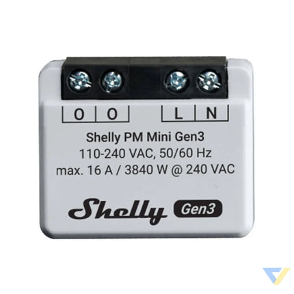 Shelly PM Mini Gen3 Set of 2 Controllers WiFi/Bluetooth Smart controllers