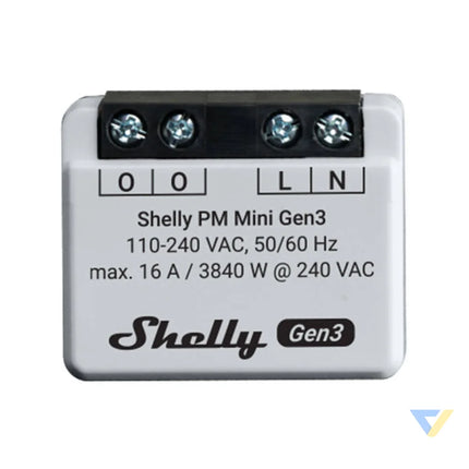 Shelly PM Mini Gen3 Set of 2 Controllers WiFi/Bluetooth Smart controllers