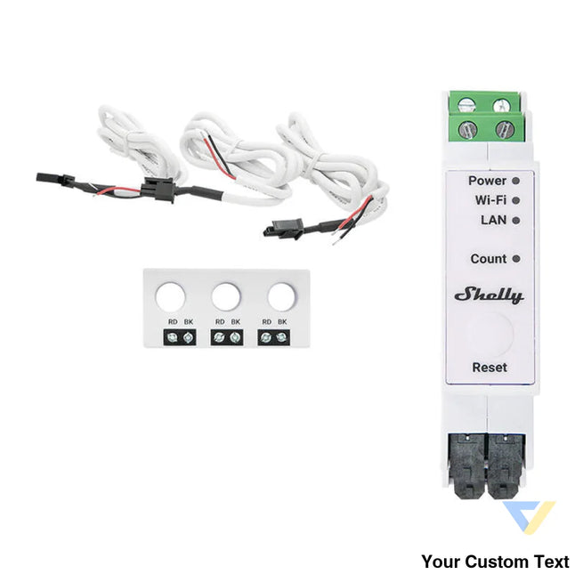 Shelly Pro 3EM 3CT63 WIFI 1/3 way power consumption meter Smart controllers