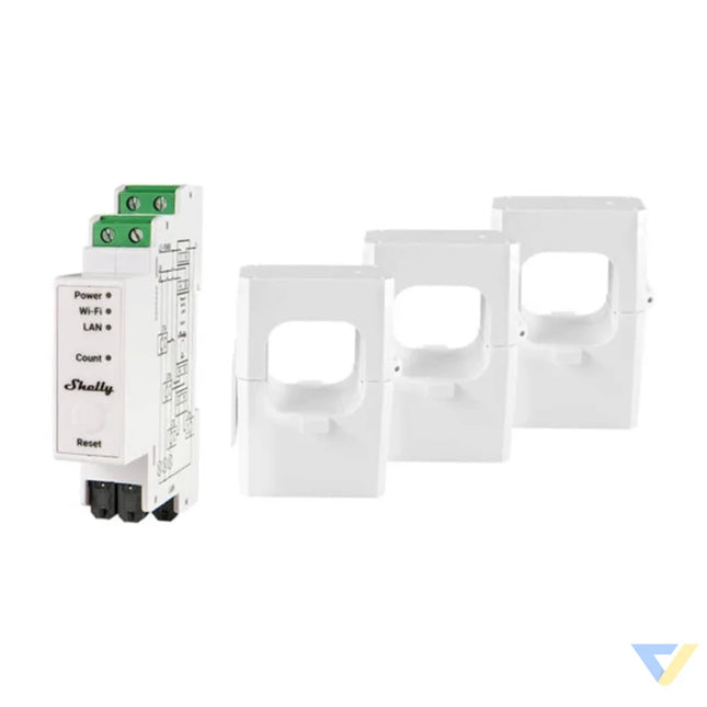 Shelly PRO 3EM 400A 2 Phase Energy Meter WiFi/Bluetooth Sensors