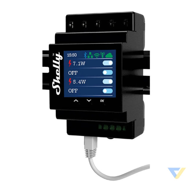 Shelly Pro 4PM DIN Rail 4 channel Relay WiFi (Power measurement) Smart controllers