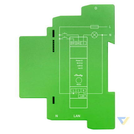 Shelly Pro Dimmer 1 DIN Rail Smart Switch 1 channel Smart controllers