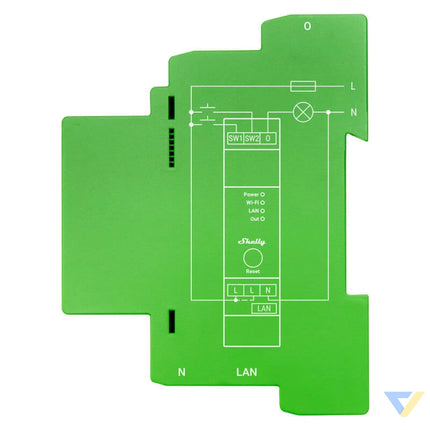 Shelly Pro Dimmer 1 DIN Rail Smart Switch 1 channel Smart controllers