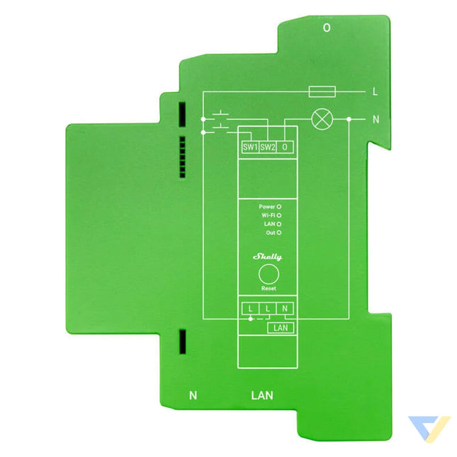 Shelly Pro Dimmer 1 DIN Rail Smart Switch 1 channel Smart controllers