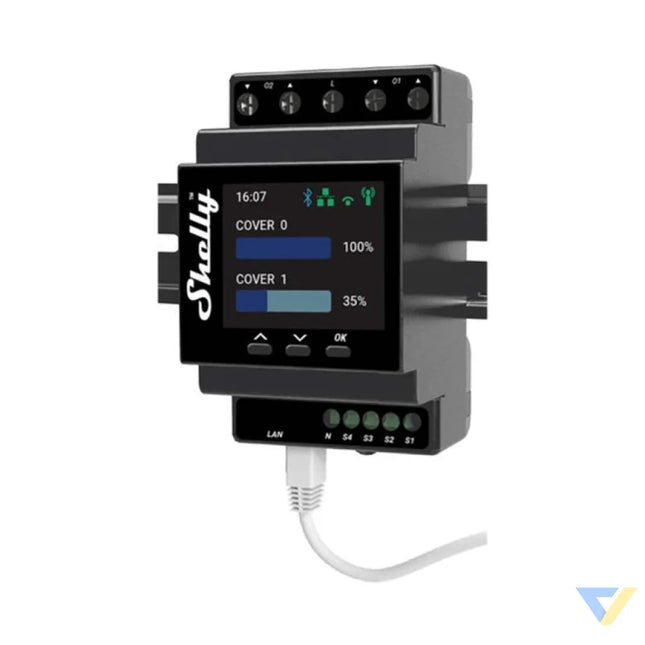 Shelly Pro Dual Cover PM DIN Rail Dual Controller WiFi (Power measurement) Smart controllers