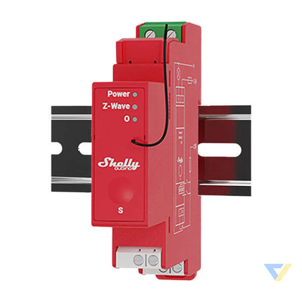 Shelly Qubino Pro 1PM DIN rail Relay 1 channel Z Wave (Power measurement) Smart controllers