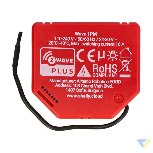 Shelly Qubino Wave1PM Controller 1 channel Z Wave (Power measurement) Smart controllers