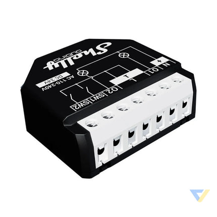 Shelly Qubino Wave2PM Controller 2 channel Z Wave (Power measurement) Smart controllers