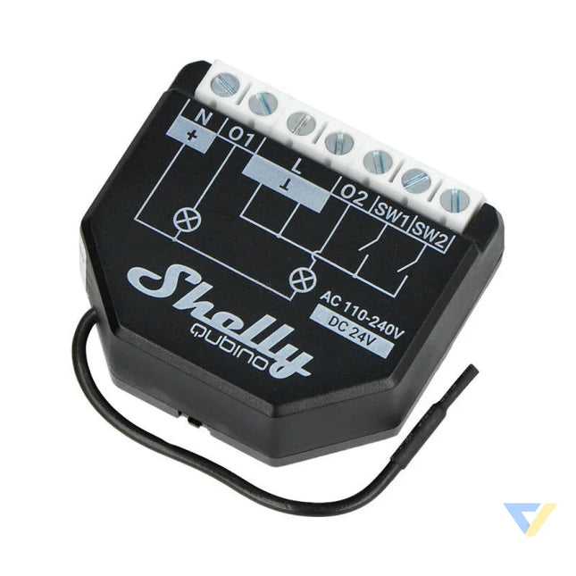 Shelly Qubino Wave2PM Controller 2 channel Z Wave (Power measurement) Smart controllers