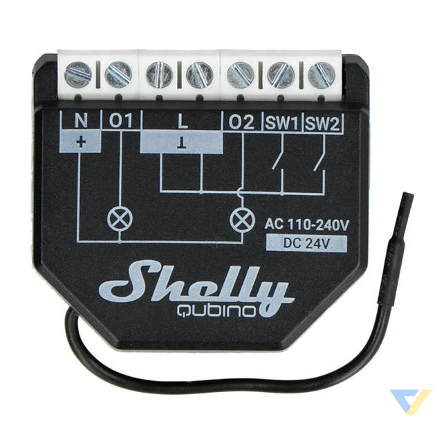 Shelly Qubino Wave2PM Controller 2 channel Z Wave (Power measurement) Smart controllers