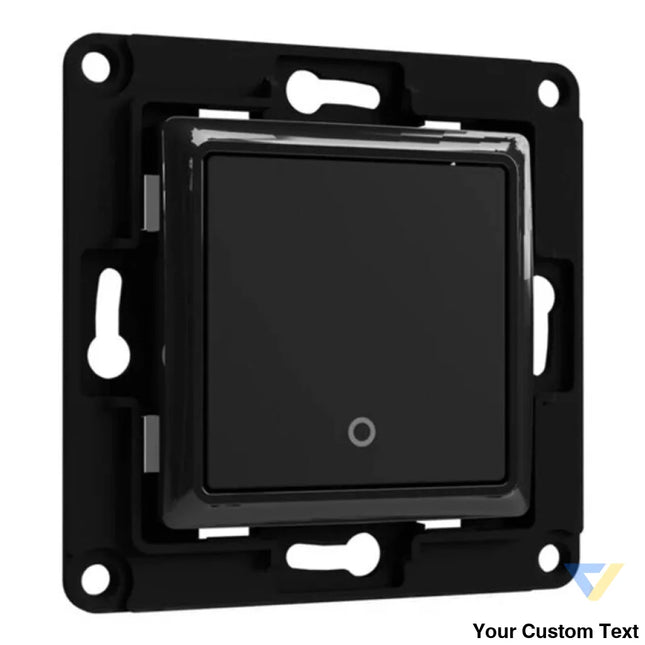 Shelly wall switch 1 button (black) Switches