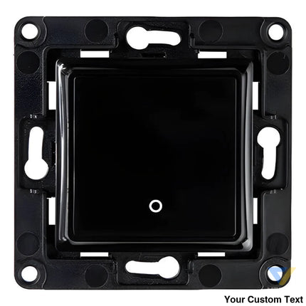 Shelly wall switch 1 button (black) Switches