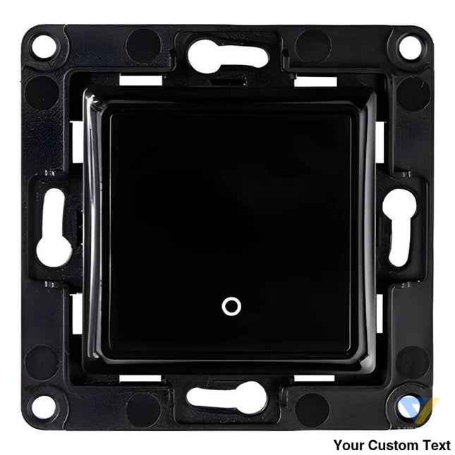 Shelly wall switch 1 button (black) Switches