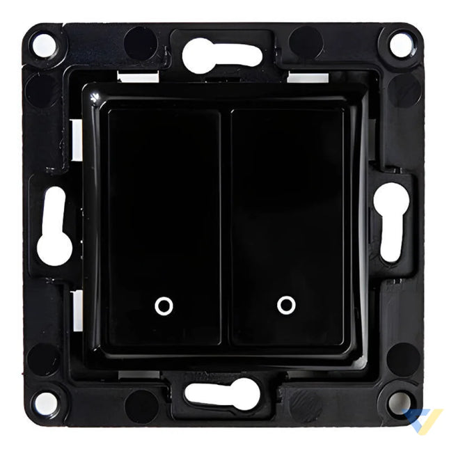 Shelly wall switch 2 button (black) Switches