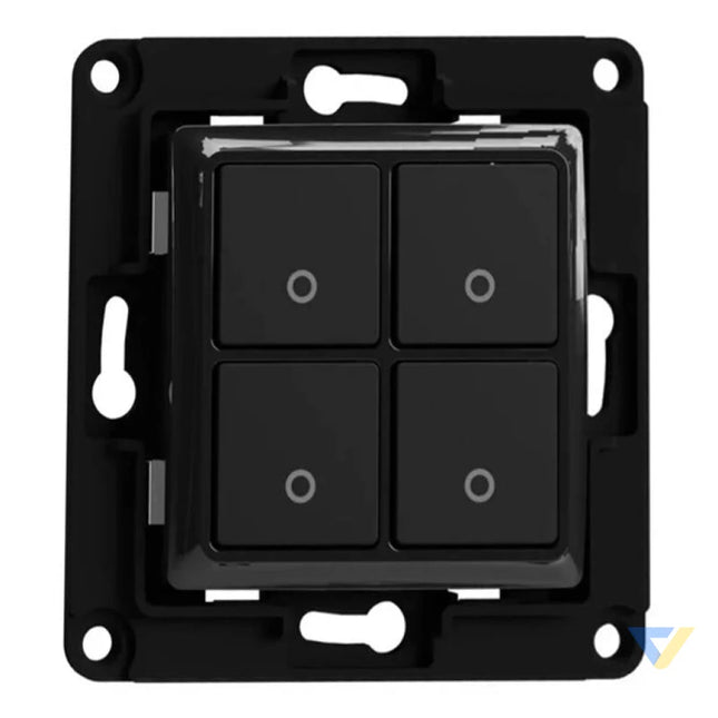 Shelly wall switch 4 button (black) Switches