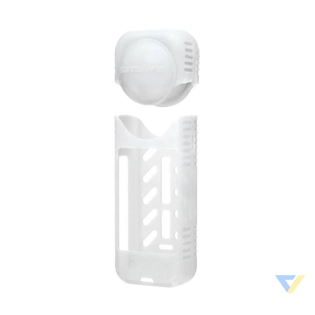 Silicone protective case + lens cover Sunnylife for Insta360 X4 (white) For sports cameras