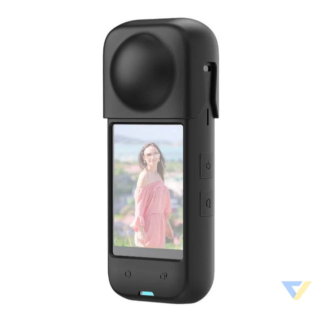 Silicone protective case PULUZ for Insta360 X4 (black) For sports cameras