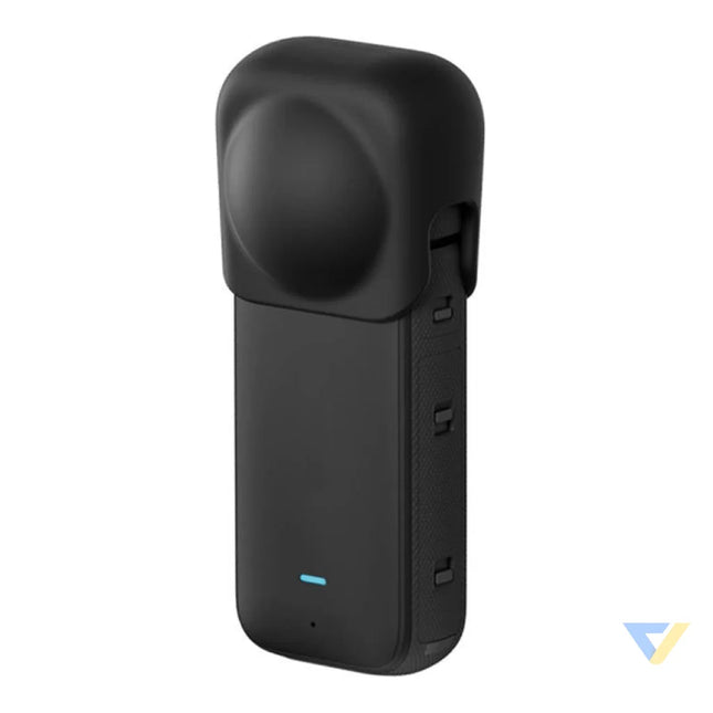 Silicone protective lens cover Puluz for Insta360 X3 (black) For sports cameras