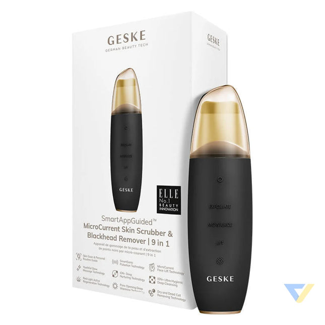 Skin Scrubber & Blackhead Remover 9in1 Geske with APP (gray) Cavitation peeling