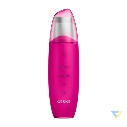 Skin Scrubber & Blackhead Remover 9in1 Geske with APP (magenta) Cavitation peeling