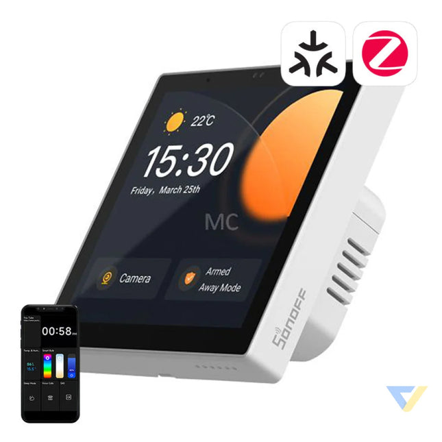 Smart Control Panel Matter WiFi/Bluetooth/ZigBee Sonoff NSPanel Pro (white) Control panels