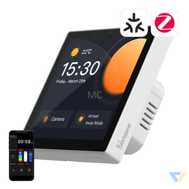 Smart Control Panel Matter WiFi/Bluetooth/ZigBee Sonoff NSPanel Pro (white) Control panels