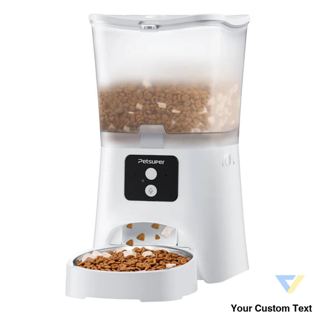 Smart food dispenser Petsuper PF02 2 WiFi 3L (white) Bowls