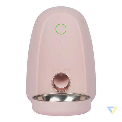 Smart food dispenser with plastic bowl WIFI mini Dogness (pink)) Bowls