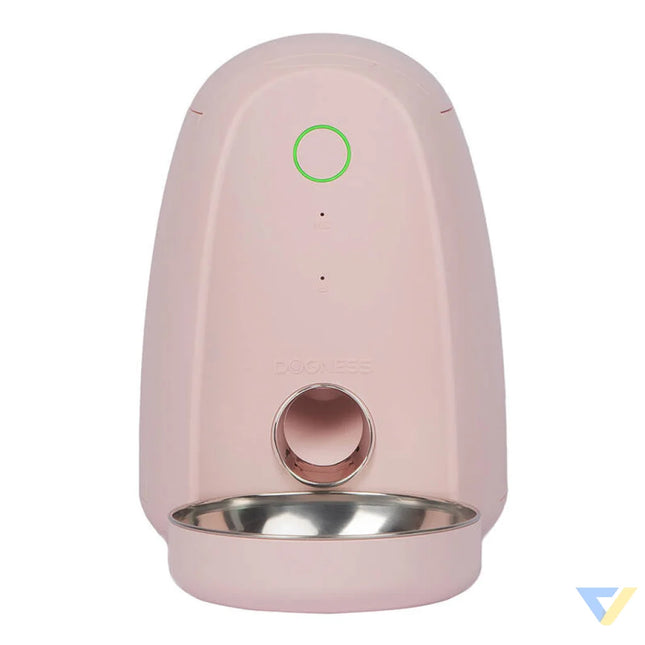 Smart food dispenser with plastic bowl WIFI mini Dogness (pink)) Bowls