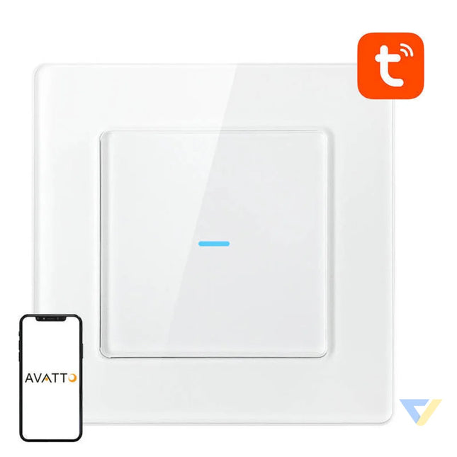 Smart Light Switch WiFi Avatto N TS10 W1 1 Way TUYA (white) Switches