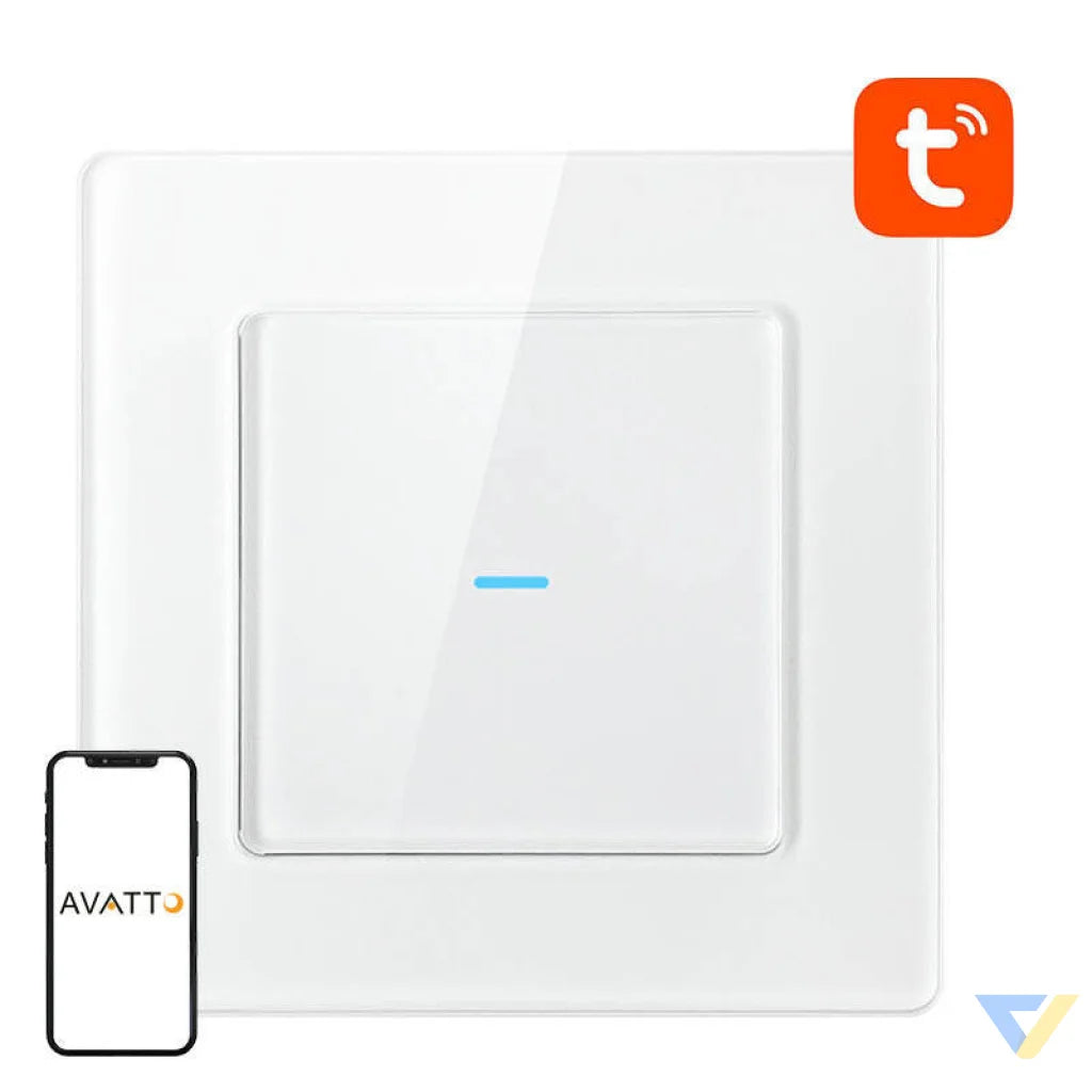 Smart Light Switch WiFi Avatto N TS10 W1 1 Way TUYA (white) Switches