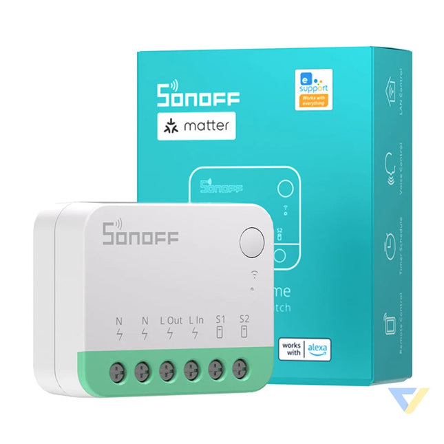Smart mini switch WiFi Sonoff MINIR4M Matter (HomeKit SmartThings Home Assistant) Smart controllers