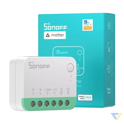 Smart mini switch WiFi Sonoff MINIR4M Matter (HomeKit SmartThings Home Assistant) Smart controllers