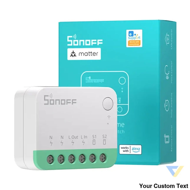 Smart mini switch WiFi Sonoff MINIR4M Matter (HomeKit SmartThings Home Assistant) Smart controllers