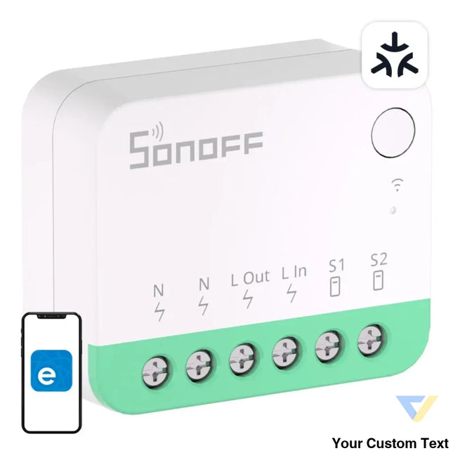 Smart mini switch WiFi Sonoff MINIR4M Matter (HomeKit SmartThings Home Assistant) Smart controllers