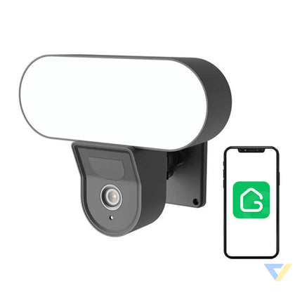 Smart outdoor WiFi camera with Gosund IPC3 floodlight IP65 Tuya IP cameras