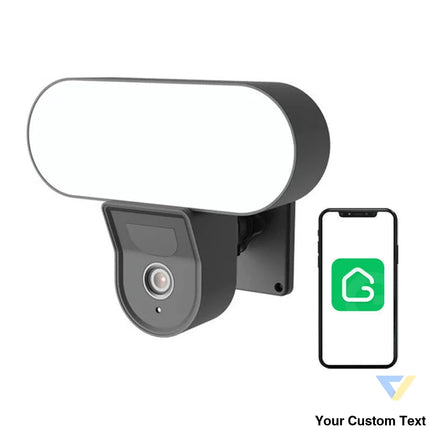 Smart outdoor WiFi camera with Gosund IPC3 floodlight IP65 Tuya IP cameras